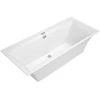 Image de V&B Baignoire rectangulaire Squaro Edge 12 Duo 170x75cm, blanc, vidage central