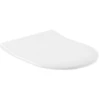 Image de V&B Abattant WC Subway Slimseat charnières inox, blanc