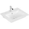 Image de V&B VENTICELLO Vasque 60x50 cm, avec trop-plein, blanc C-plus