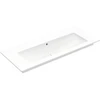 Image de V&B Meuble lavabo VENTICELLO 120x50, sans trou robinet, avec trop-plein, blanc