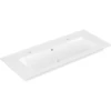 Image de V&B Meuble-lavabo VENTICELLO 120x50, 2 trous robinet, avec trop-plein, blanc