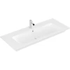 Image de V&B Meuble lavabo VENTICELLO 120x50, avec trop-plein, blanc C-plus