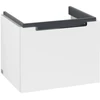 Image de V&B Subway 2.0 Meuble sous lavabo 53,7x42x42,3 cm, poignée chrome, blanc mat