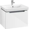 Image de V&B Subway 2.0 Meuble sous lavabo 58,7x42x45,4 cm, chrome, blanc brillant