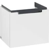 Image de V&B Subway 2.0 Meuble sous lavabo 48,5x42x38 cm, poignée chrome, blanc brillant