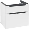 Image de V&B Meuble sous lavabo Subway 2.0 63,7x59x45,4cm, poignée chrome, blanc mat