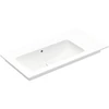 Image de V&B Meuble-lavabo VENTICELLO 100x50 cm, sans robinet, avec trop-plein, gauche, blanc