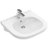 Image de Lavabo PMR 56 x 55 cm avec poignée de préhension VILLEROY ET BOCH O Novo Vita