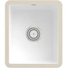 Image de V&B Évier sous plan Subway 45 SU c/ garniture vidage, manuel, blanc alpin CeramicPlus