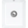 Image de V&B Évier sous plan Subway 45 SU c/ garniture vidage, excentrique, blanc alp CeramicPlus