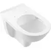 Image de V&B WC mural, cuvette à chasse profonde VICARE 36x59,5cm, D-Flush, évac. horiz., blanc