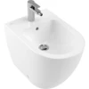 Image de V&B Bidet sur pied Subway 2.0 37x56 cm, 1 trou, trop-plein, blanc C-plus