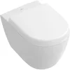 Image de Villeroy & Boch Subway 2.0 washdown WC compact 355x480mm, sans jante, 5606R001, Couleur: Blanc