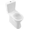 Image de V&B WC sur pied, cuvette profonde VICARE 36x71 cm, pour Kombi, évac. horizont., blanc C-plus