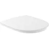 Image de Villeroy & Boch ViCare abattant WC adapté personnes mobilité réduite Blanc AntiBac - Avec ferm. auto. - Abattant toilettes amov. incass. Duroplast - Couv. waters antibact. forme D - Pièce rechge orig.