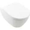 Image de V&B Subway 2.0 WC suspendu, cuvette à chasse profonde 37x56 cm, D-Flush, sans rebord, blanc A-bac C+