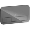 Image de Plaque de déclenchement WC VILLEROY ET BOCH ViConnect 200G en verre Glossy Grey