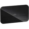 Image de Plaque de déclenchement WC VILLEROY ET BOCH ViConnect 200G en verre Glossy Black