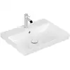 Image de V&B AVENTO Lavabo 60x47 cm, 1 trou de robinet, avec trop-plein, blanc