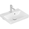 Image de V&B AVENTO Lavabo à poser 45x37 cm, 1 trou, blanc, avec trop-plein