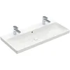 Image de Villeroy & Boch Lavabo d'armoire Avento 4156A4, 1000x470mm, 2 trous pour robinet, avec trop-plein; Coloris: Blanc