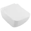 Image de Villeroy&Boch Vinticello 4611RS WC mural avec couvercle Blanc alpin