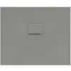 Image de V&B Bac à douche Squaro Infinity 90x75x4 cm, gris, uni, côté long coupé
