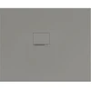 Image de V&B Bac à douche Squaro Infinity 110x90x4cm, gris, angle encastré gauche contre mur