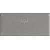 Image de V&B Bac à douche Squaro Infinity 150x70x4 cm, gris, angle encastré gauche contre mur