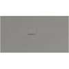 Image de V&B Duschwanne Squaro Infinity 150x80x4cm, gris, angle encastré gauche contre mur