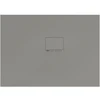 Image de V&B Bac à douche Squaro Infinity 110x80x4cm, gris, angle installation à droite contre mur