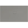 Image de V&B Bac à douche Squaro Infinity 170x100x4cm, gris, installation d’angle droite contre mur
