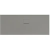 Image de V&B Bac à douche Squaro Infinity 170x70x4 cm, gris, angle encastré à droite contre mur
