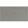 Image de V&B Bac à douche Squaro Infinity 170x90x4cm, gris, angle encastré côté mur droite