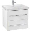 Image de Villeroy & Boch Meuble sous-lavabo Avento A88900, 2 tiroirs, Largeur 580mm, Coloris: Blanc Cristal - A88900B4