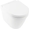 Image de V&B Architectura WC sur pied, cuvette à chasse profonde 37x54cm, sans rebord, D-Flush, blanc C-plus