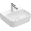 Image de V&B Lavabo Finion 43x39 cm, 1 trou, sans trop-plein, blanc C+