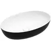 Image de V&B Artis Lavabo à poser 61x41 cm, ovale, sans robinet, sans trop-plein, bleu charbon