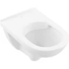 Image de V&B WC suspendu, cuvette à profondeur réduite O.NOVO 36x56, sortie horizontale, sans rebord, blanc C-plus