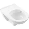 Image de V&B WC suspendu, cuvette à chasse profonde O.NOVO 36x56, évac. horiz., sans rebord, blanc