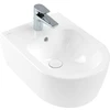 Image de V&B Bidet mural AVENTO 37x53 cm, 1 trou, avec trop-plein, blanc C-plus