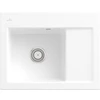 Image de V&B Évier Subway 45 Compact G, avec garniture vidage, robinetterie, blanc satin C-plus