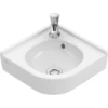 Image de V&B Lavabo d'angle O.Novo Compact 32 cm, avec robinetterie, blanc C+