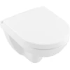 Image de V&B O.NOVO Pack WC mural 36x49cm, avec siège, chasse D, blanc C-plus