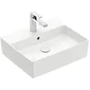Image de Villeroy & Boch Memento 2.0 Lavabo à poser, 500 x 420 mm, 1 trou pour robinet, avec trop-plein, poli, 4A0750, 4A075001, Couleur: blanc-alpin