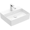 Image de V&B Memento 2.0 Lavabo à poser mitigeur, sans trop-plein, blanc alpin, 50x42cm