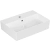 Image de V&B Memento 2.0 Lavabo à poser, mitigeur, avec trop-plein, blanc alpin C-plus, 60x42cm