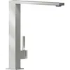 Image de Robinetterie Villeroy & Boch Finera Square, haute pression, robinet avec cartouche céramique et rotation 360°, robinetterie économique, bec 251 mm, acier inoxydable massif