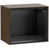 Image de V&B Module d'étagère Finion 41,8x35,6x27cm, étagère bleue m, placage noyer