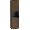 Image de V&B Armoire haute Éclairage mural Finion 41,8x151,6cm, droite, Reg bleu m Lac, noyer ven